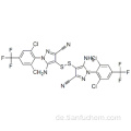 1H-Pyrazol-3-carbonitril, 4,4&#39;-dithiobis [5-amino-1- [2,6-dichlor-4- (trifluormethyl) phenyl] - CAS 130755-46-3